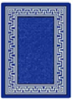 Коврик Luxor 40*60 синий