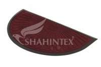 Коврик придверный влаговпитывающий SHAHINTEX МХ10S 45*75 (полукруглый) бордовый