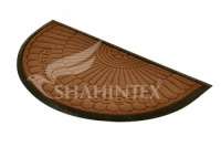 Коврик придверный влаговпитывающий SHAHINTEX МХ10S 40*60 (полукруглый) коричневый