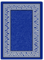 Коврик Luxor 40*70 синий