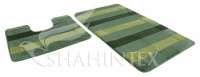 Набор ковриков д/в SHAHINTEX РР MIX LUX 60*100+60*50 зеленый 52