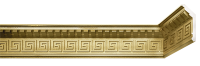 Плинтус потолочный В-25 SUPER GOLD Exclusive