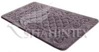 Коврик д/в SHAHINTEX РР LUX 80*120 серый 50