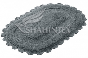 Коврик SHAHINTEX ZEFIR Z001 50*80 СЕРЫЙ 50
