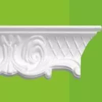 Плинтус потолочный «Villa Deco» VD41 G