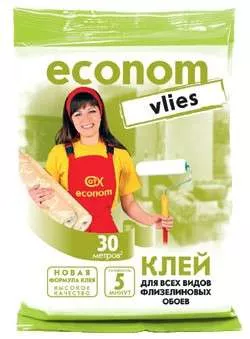 Обойный клей ECONOM ФЛИЗЕЛИН 200гр