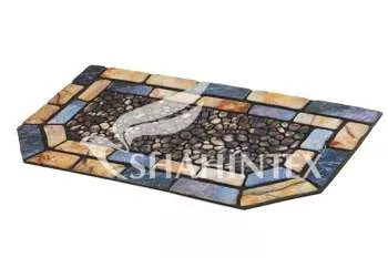 Коврик придверный флокированный SHAHINTEX SH 56*88 F006