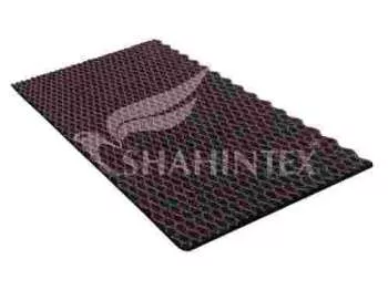 Универсальный коврик SHAHINTEX КОЛЬЧУГА 60*90 бордовый