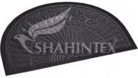 Коврик придверный влаговпитывающий SHAHINTEX МХ10S 45*75 (полукруглый) черный